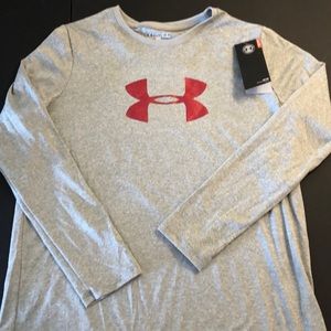 Boys under armour long sleeve tee